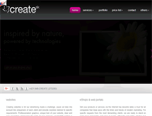 Tablet Screenshot of en.create.sk